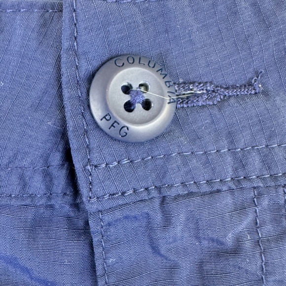 COLUMBIA SPORTSWEAR PFG Dark Blue Nylon Midi Outdoor Skirt / Waist 22 in - Picture 8 of 16